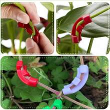 10–50 Pieces 90-Degree Plant Bending Trainer Growth Manipulation Tutors For Plants Clips Bending Branch Clamps Branch Accessories - 紅色 - 查看 5