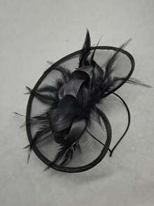 1 Pc Fascinator Hats For Women Tea Party Hat Kentucky Fascinators Headband Derby Hats Wedding Flower Hair Clip