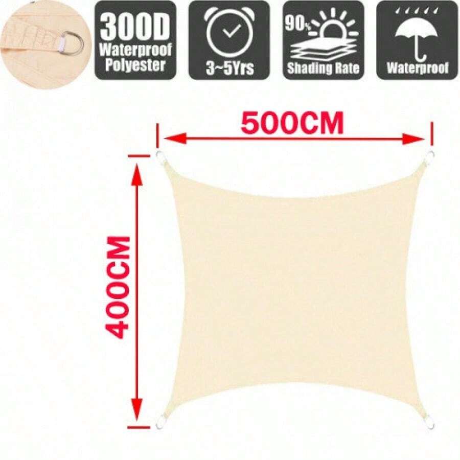 Awnings Sun Shade Sail Canvas Awning Rectangle Pool Sun-Shelter Sail