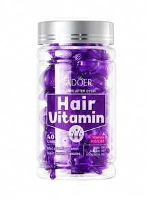 蜂蜜/芦荟/澳洲坚果/核桃/玫瑰维生素护发胶囊，修复、保湿、滋养秀发，改善干枯毛躁，令秀发更亮泽柔顺。护发精油胶囊