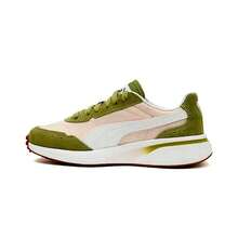 PUMA R78 GLANCE - Fashion Versatile Casual Sneakers - Green and White - View 2