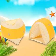 Swimming Arm Ring Inflatable Pool Float Sleeve PVC Arm Floaties Water Play Equipment Swim Arm Bands For - Blue - View 5