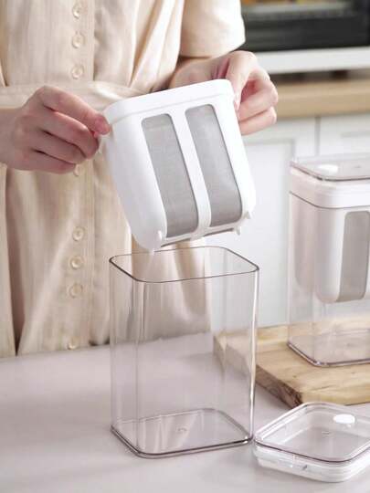 1st-grekisk yoghurtsil, multiyoghurtmaskinsil med finnätpåse och lock för tjock grekisk yoghurt, sojabönmjölk, kefir, bär, soppa, fruktjuice, kaffe