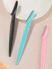 12件套女士眉毛剃刀套装 - 面部毛发修剪器、带保护盖的身体毛发剃刀、化妆工具、去角质剃须刀、无痛面部/身体/眉毛脱毛器、男女通用、返校必备美容套装、圣诞节和万圣节完美之选