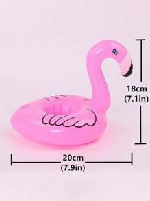 1pc/3pcs/5pcs Summer Pool Flamingo Cup Holder Inflatable Water Coaster Float Drink Cup Holder