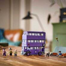 LEGO El autobús noctámbulo de las aventuras de Harry Potter, serie 2025, nuevo juguete de construcción de bloques