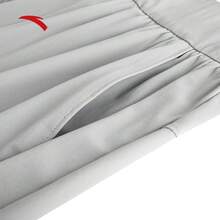 Anta 女士高腰丝质面料训练运动裤，夏季新款透气抽绳慢跑裤