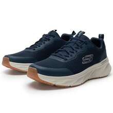 Skechers Giày nam nhẹ, thoải mái, đế trong EVA + mút hoạt tính thoáng khí, giày chạy bộ giảm sốc, độ đàn hồi mềm mại, 232835-NVW - Xanh nước biển/trắng - Xem 5