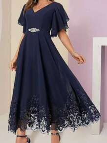 Cocktailkleid für Partys, Hochzeitsgästekleid, Abschlussballkleid, Brautjungfernkleid, Geburtstagskleid, Kleid für Mutter der Braut/des Bräutigams, Schulanfang