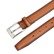 CHAOREN CR CHAOREN 男士皮带 1 1/8 英寸 适合男士送礼 - 男士正装鞋的完美伴侣 - Tan - 查看 4