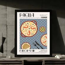 1 件/3 件墙面艺术海报复古咖啡香蕉船寿司拉面复古韩国美食海报精美客厅酒吧美学装饰墙面装饰无框/有框帆布艺术厨房装饰 - 彩色 - 查看 12