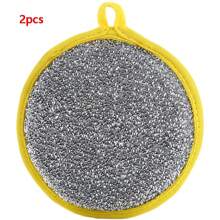 6 piezas/12 piezas Conjunto, esponjas de limpieza, paños de cocina, estropajos cuadrados, trapos de limpieza de estilo minimalista, paños de limpieza para fregadero o cocina, cepillos de fregar antibacterianos lavables, artículos esenciales de cocina, herramientas de limpieza pequeñas