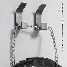 1 cái/5 cái Móc treo tường không cần khoan - Móc dán đa năng, thích hợp cho phòng ngủ, nhà bếp, phòng tắm - Dụng cụ lưu trữ quần áo và mũ lý tưởng - Nhiều màu - Xem 10