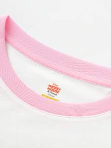 Balabala Tween Girl' Summer Pajama Set, Cotton Air-Conditioning Sleepwear - Pink - View 6