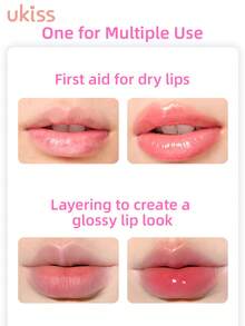 ukiss 保湿润唇油，不粘腻唇彩润唇膏，水果味润唇油，滋养保湿，呵护干燥双唇