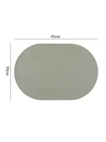 1/2 Peças Jogo Americano de Mesa Antiderrapante e Resistente ao Calor, Impermeável, Placemat de Cozinha e Jantar, Porta-copos de Couro Sintético, Suprimentos para Casa