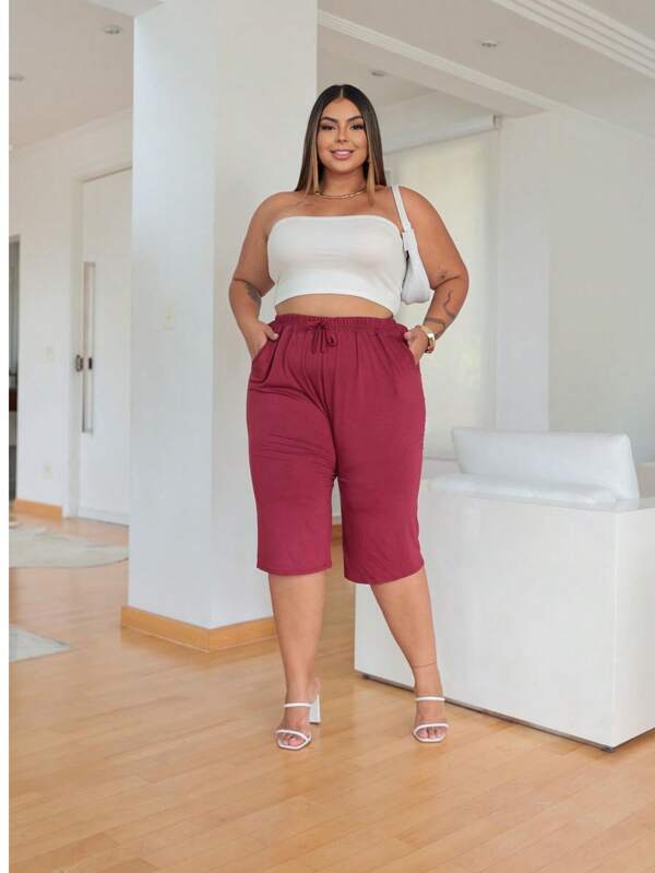 CALÇA PANTACOURT FEMININA PLUS SIZE SÚPER CONFORTAVEL