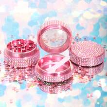 JBNG 40mm Aluminiumlegierung Vollkristall Grinder, handgefertigte Kunstwerke