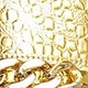Gold Crocodile Pattern