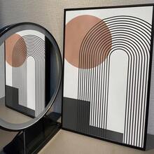 1 pieza / Set de 3 Pósteres de arte de pared Modernos Vintage Minimalistas Abstractos de Líneas Dibujadas en Papel Blanco, Decoración Retro para Sala, Bar, Cafetería, Arte de Lienzo sin Marco/Enmarcado para Sala de Juegos y Decoración del Hogar - Multicolor - Ver 24