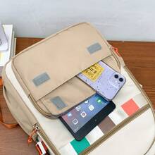 Large Capacity Korean Version Backpack, Versatile, Suitable For High School, Middle School And College Students