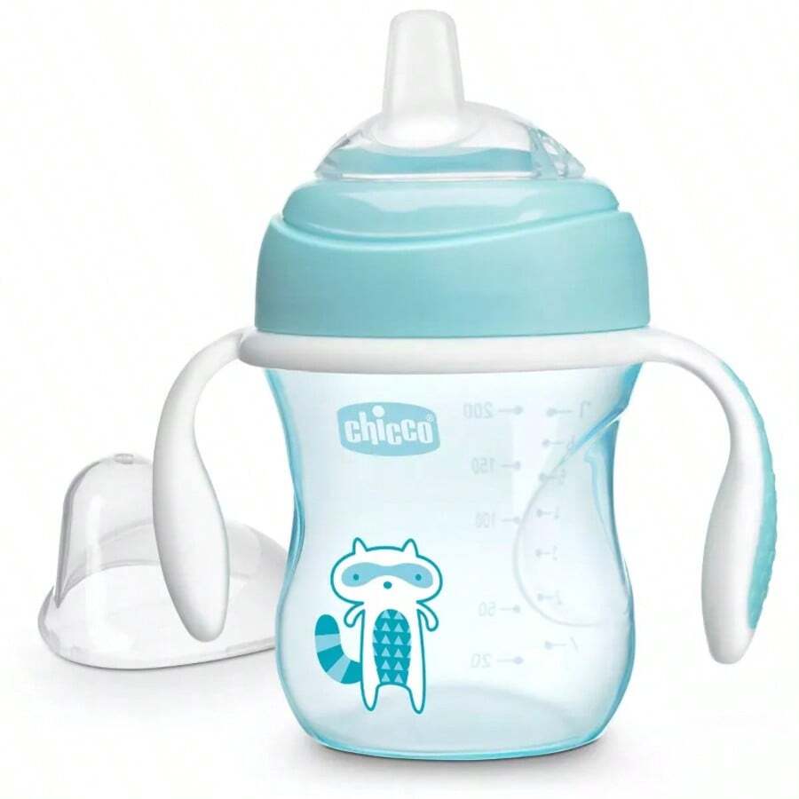 Chicco 7oz Silicone Spout Transition Sippy Cup - 4m+ - Blue - View 1