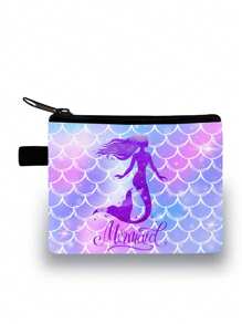Monedero de lona pequeño, bolsa de cambio, cartera organizadora de tamaño mini con cremallera para niños, adolescentes, niños y niñas