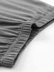 Balabala Tween Boys' Pajama Set - Soft Long Sleeve Top & Pants - Cozy Sleepwear For Tween Boys - Gray and Black Tone - View 8