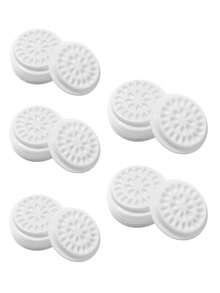 50pcs Eyelash Extension Glue Holder, Eyelash Extension Tools Rack Tray Pads, Pink Plastic Flower Shape Eyelash Extension Glue Pad With Self-Adhesive Back For Eyelash Extension, Nail Art Or Tattoo Ink Applying - Multicolor - View 20