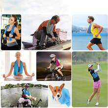 1-Piece Set Of Quick Drying Towels, Super Soft, Good Water Absorption, Can Be Used For Yoga, Fitness, Camping, Swimming - Multicolor - View 7