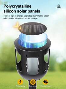 2pcs Solar Powered Flame Landscape Lights, Outdoor Waterproof LED Path Lights For Yard, Garden, Villa Decoration, Solar Charging, Energy Saving