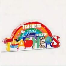 1 件 4 件/套教师节纪念礼物，适用于学校、教室、办公室桌面装饰、毕业派对教师感谢纪念品学校装饰学校惊喜宿舍装饰返校 - 多色 - 查看 8
