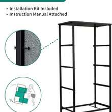 YITAHOME Dresser With 4 Drawers - Fabric Storage Tower, Organizer Unit For Bedroom, Living Room, Hallway, Closets - Sturdy Steel Frame, Wooden Top & Easy Pull Fabric Bins