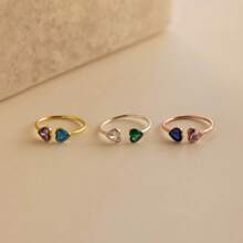 Customized Fashion Optional Gemstone Rings