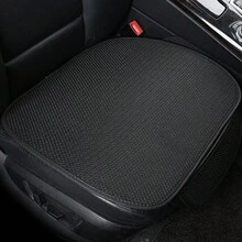 1 pieza Cojín transpirable de seda helada para asiento de carro, sin respaldo y multiusos con bolsillo de almacenamiento, universal para sedán - Unitalla - Ver 2