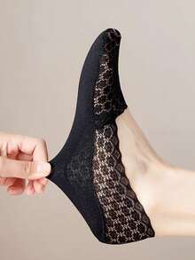 蕾丝隐形袜子舒适透气低帮船袜女士长筒袜袜子