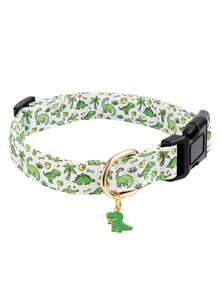 1pc Cute And Distinctive Patterns Dinosaur Bee Cow Pet Collar For Small Medium Large Dogs Adjust Buckle Dog Collar For Indoor And Outdoor Use - Multicolor - View 23