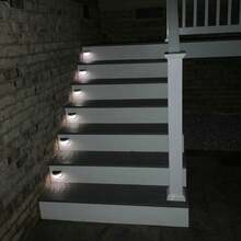 2/4/6 Packs Solar Fence Lights, Solar Deck Lights, Solar Wall Lights, Solar Wall Mount Outdoor Waterproof Fence Lamp, White LED Lamp, Lighting For Garden, Home, Patio, Yard, Garage, Camping, Step Stair Gift For Birthday, Halloween, Christmas Party Decoration (White - White Light) - White - White Light - View 6