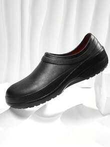 Anti-Slip Kitchen Shoes Men Chef Shoes Oil Resistant Restaurant Back Kitchen Work Shoes, Unisex Durable