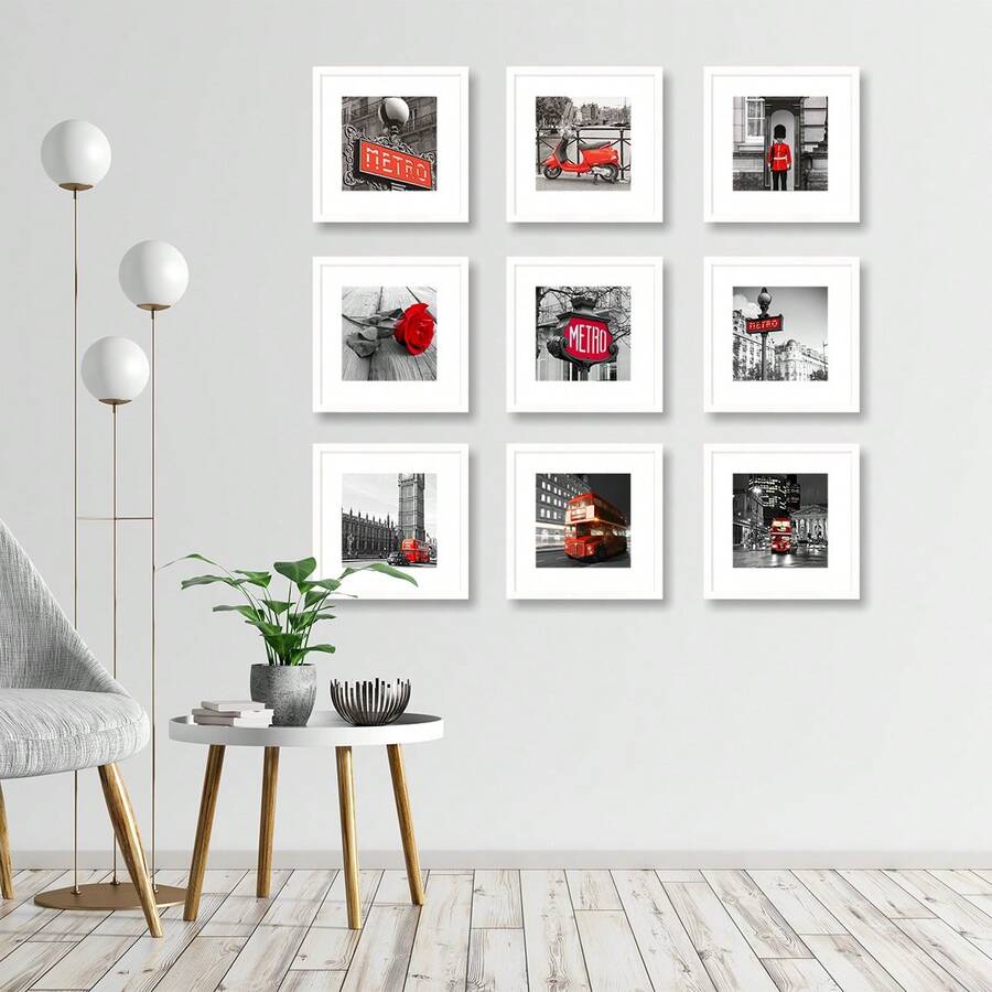 1pc Home Living Room Wall Decor Picture Frame - Multicolor - View 1