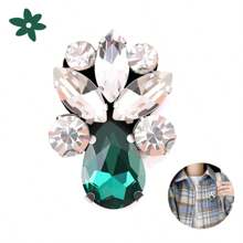 1-20pcs/Set Handmade Self-Adhesive Diamond Rhinestone Multicolor Water Drop Glass Decoration, Suitable For Shoes, Clothing, Bags, Accessories, Hair Clips, Non-Woven Fabric Clothing Accessories, Elegant Quality And Careful Craftsmanship