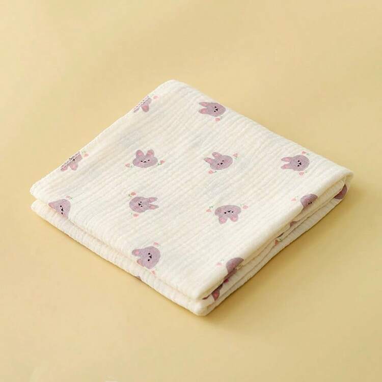 Crinkle Muslin Baby Swaddle Wrap, Double Layer Soft Newborn Hospital Receiving Blanket, Infant Swaddle Blanket & Bath Towel - Multicolor - View 16