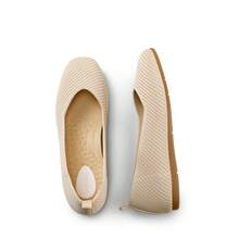 DREAM PAIRS Machine Washable Arch Support Flats Comfortable EVA Outsole Flats Bussiness Causal Shoes - Màu be - Xem 2