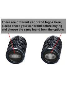 4pcs Tire Valve Caps, Valve Stem Caps For Toyo Ta Audi VW Benz BWM Nissan Hyun Dai Kia And So On, Alloy Car Tire Caps For Corrosion Resistant Leak-Proof Car Accessories, Balck
