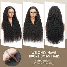 bling hair Perruques Lace Front Wigs Deep Wave, cheveux humains pré-épilés, 13x6 et 13x4, densité 180 %, pour femmes - SNatural - Voir 6