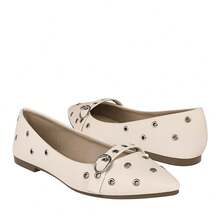 ZAPATOS DAMA STYLO 18837 SIMIPIEL BEIGE - Beis - Ver 1