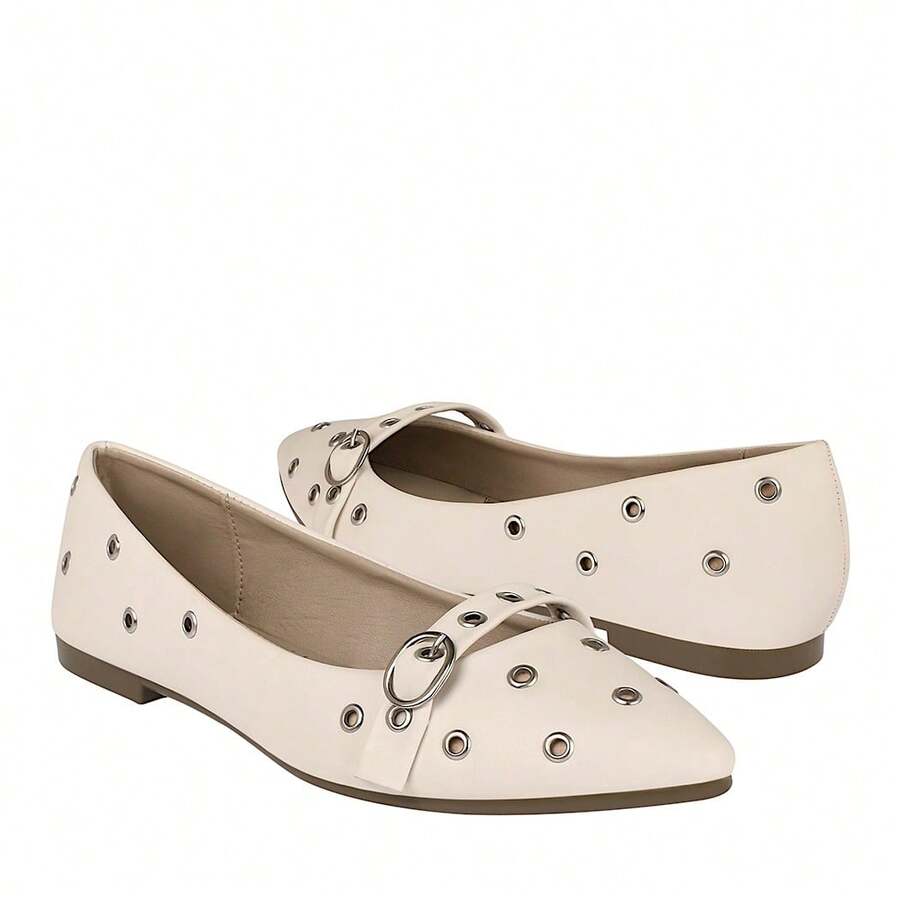 ZAPATOS DAMA STYLO 18837 SIMIPIEL BEIGE - Beis - Ver 1