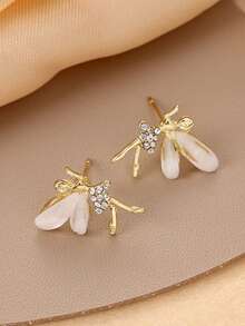 2 件简约可爱小精灵耳环，女孩的日常配饰