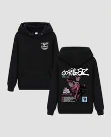 Gorillas Sweatshirt Alternative Band Tracklist Music Rock Art Opera Pop Drawing - màu đen - Xem 5