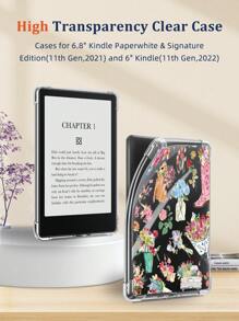 Patchwork Blumen Schutzhülle geeignet für iPad 10. Gen, iPad 7/8/9 10,2 Zoll, iPad Air 4/5. Gen 10,9 Zoll, Kindle Paperwhite 12. Gen 2024, Tab A7 Lite 8,7'', S6 Lite 10,4 Zoll, Vier-Ecken Stoßschutz, Einhändiger Griff